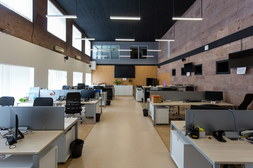 modern office with developers
